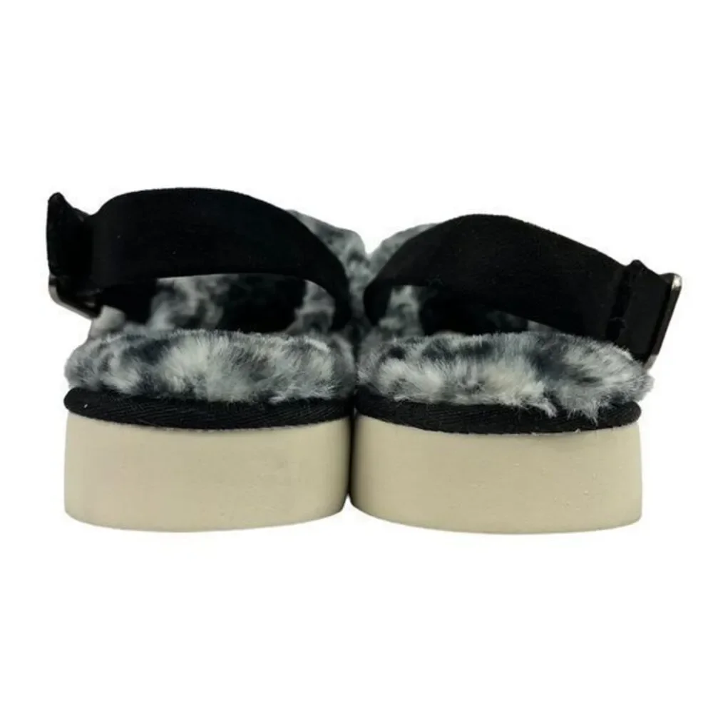 Koolaburra by UGG Fuzz'd‎ Out Adjustable Slide Sandals Womens Size 8